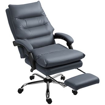 Vinsetto Microfibre Massage Office Chair with Heat, Reclining