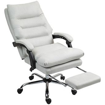 Vinsetto Microfibre Massage Office Chair with Heat, Reclining