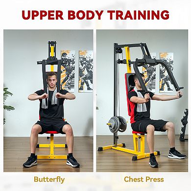 Soozier Chest Fly and Press Machine for Upper Body Training