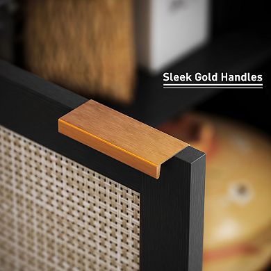 HOMCOM Sideboard Buffet Cabinet, Accent Cabinet with Adjustable Shelf