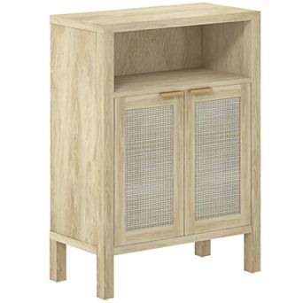 HOMCOM Sideboard Buffet Cabinet, Accent Cabinet with Adjustable Shelf