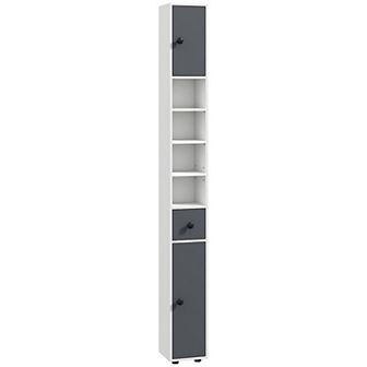 Kleankin Bathroom Storage Cabinet w/ Shelves, Toilet Paper Cabinet