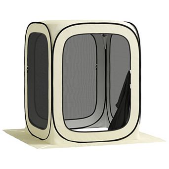 6ft x 6' Pop Up Screen Tent, UPF50+ Camping Gazebo w/ Carry Bag