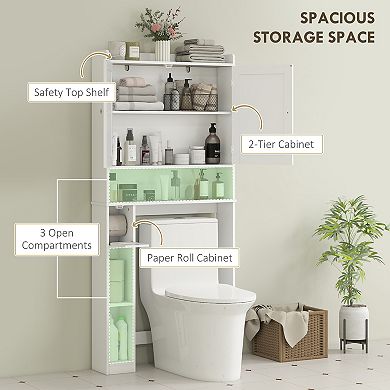 Over the Toilet Cabinet Modern Above Toilet Bathroom Organizer