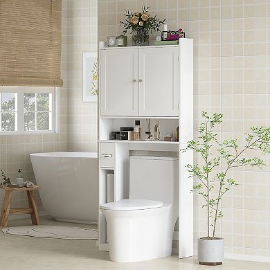 Over the Toilet Cabinet Modern Above Toilet Bathroom Organizer