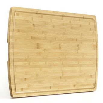 36" x 24" Extra Large Cutting Board for Kitchen with Juice Groove and Handles