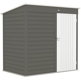 Outsunny 6ft x 4' Metal Garden Shed, Tool Shed w/Lockable Door