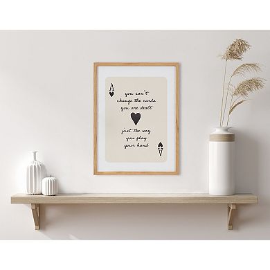 Gallery Ace of Heart Cards Positive Quote Print by The Creative Bunch Studio