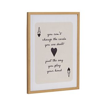 Gallery Ace of Heart Cards Positive Quote Print by The Creative Bunch Studio