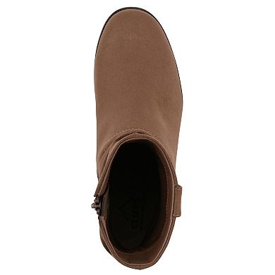 Cliffs by White Mountain Dunia Women's Ankle Booties with Block Heel