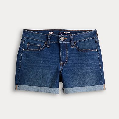 Juniors' SO® Low Rise Midi Shorts