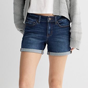 Juniors' SO® Low Rise Midi Shorts