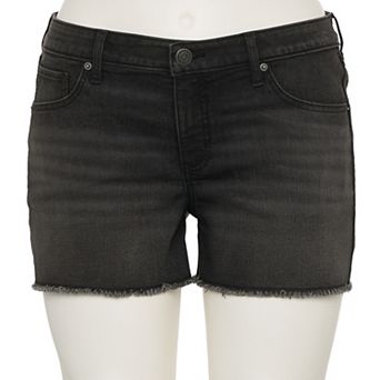 Juniors' Plus Size SO® Low Rise Midi Shorts