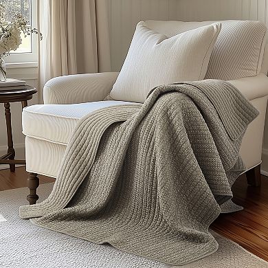 Levtex Home Loden Quilted Throw Blanket