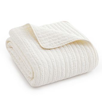 Levtex Home Loden Quilted Throw Blanket