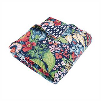 Levtex Home Night Garden Quilted Throw Blanket
