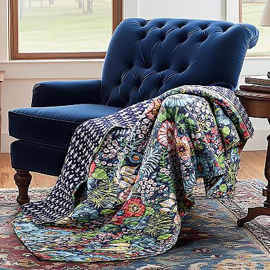 Levtex Home Night Garden Quilted Throw Blanket