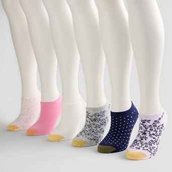 Women's GOLDTOE® 6-Pack Magnolia Liner Socks