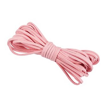 5.5 Yards x 3mm Faux Suede Leather Cord, Leather Lace String for Beading Making DIY Crafts