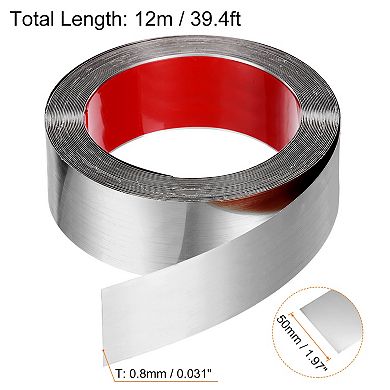 39.4ft x 1.97" Wall Trim Peel and Stick Molding Trim Self Adhesive Frame