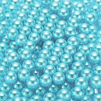 500 pc Faux Pearl for Vase Filler, 10mm No Hole ABS Round Pearls for Crafting, Jewelry Making
