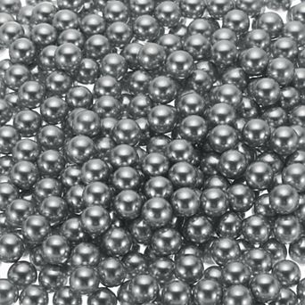 500 pc Faux Pearl for Vase Filler, 10mm No Hole ABS Round Pearls for Crafting, Jewelry Making