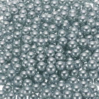 500 pc Faux Pearl for Vase Filler, 10mm No Hole ABS Round Pearls for Crafting, Jewelry Making