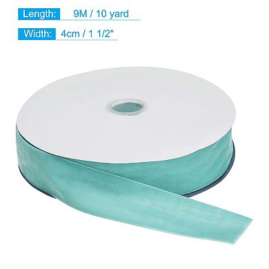 Velvet Ribbon 1 1/2 Inch x 10 Yard Single Face Spool Silky for DIY Crafts Gift Wrapping