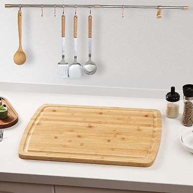 Extra Large Cutting Board, Meal Prep & Serving Wooden Cutting Board for Kitchen