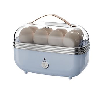 8-Egg Capacity Countertop Egg Cooker, Blue