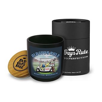 Old Guys Rule Recovering Workaholic 10-oz Candle - MahoganyT