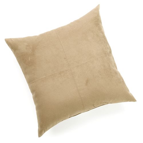 Brentwood Heavyweight FauxSuede Oversized Pillow