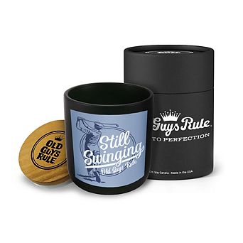Old Guys Rule Still Swinging 10-oz Candle - Irish Moss
