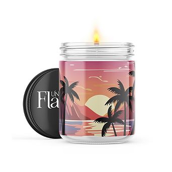 Tropical Sunset 16-oz Candle Jar - Wildflowers