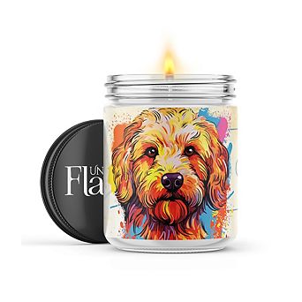 Cockapoo 16-oz Candle Jar - Sea Salt & Peony