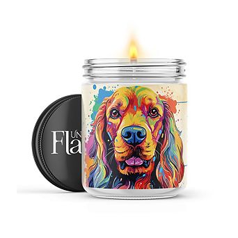 Cocker Spaniel 16-oz Candle Jar - Warm Vanilla Sugar