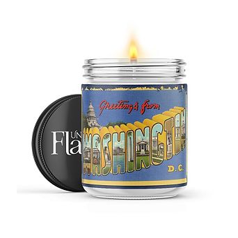 Greetings From DC 16-oz Candle Jar - Wildflowers