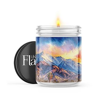 San Jacinto Mountains 16-oz Candle Jar - Volcano