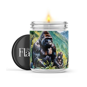 Mountain Gorillas 16-oz Candle Jar - Inner Peace