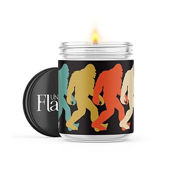 Retro Bigfoot 16-oz Candle Jar - Warm Vanilla Sugar