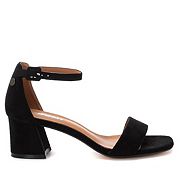 low heel black dress sandals Sugar Women's Low-Chunk Low Heel Dress Shoe Ladies Ankle Strap Pump  Sandal-Noelle Low-Chunk Low Heel-Black Patent-9