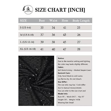 Women's Sequin Tank Top Sleeveless Scoop Neck Sparkly Party Blouse