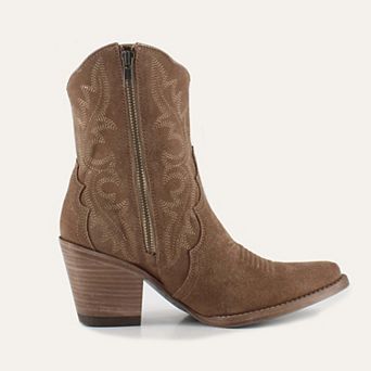 Brooke Leather Cowgirl Boots - Stylish Western Footwear & Comfort By Buck & Brana