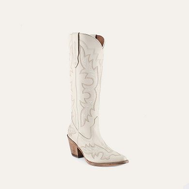 Samira Leather Cowgirl Boots - Chic Western Style & Comfort By Buck & Brana
