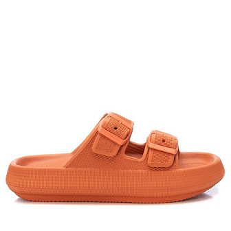 Women's Rubber Flat Sandals By XTI Pool 141190b