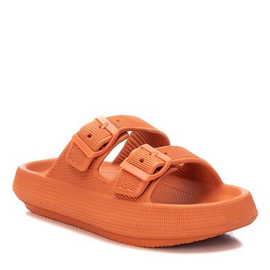 Women's Rubber Flat Sandals By XTI Pool 141190b