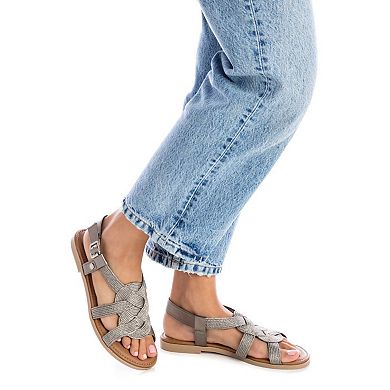 Women's Braided Flat Sandals By XTI 141447