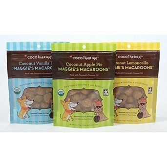 Cocotherapy Maggie's Macaroons Gourmet Treats For Dogs (variety Pack)