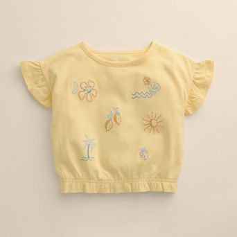 Baby & Toddler Girl Little Co. by Lauren Conrad Flutter Sleeve Tee