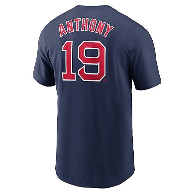 Men's Nike Roman Anthony Navy Boston Red Sox Fuse Name & Number T-Shirt